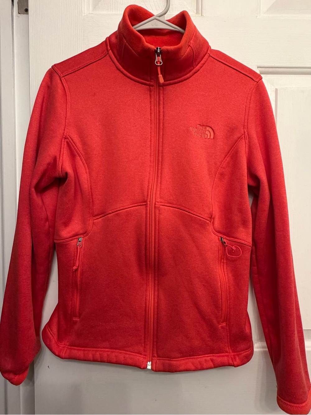 The North Face Women's Bright Red Full-Zip Fleece Jacket
